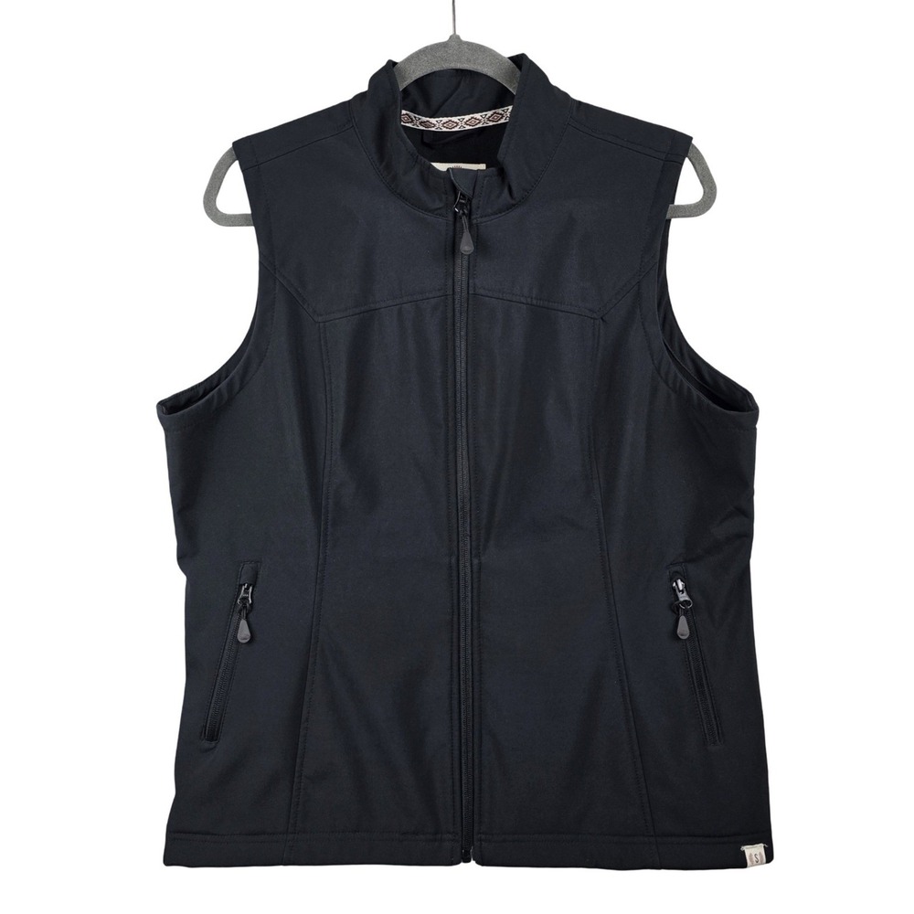 Shyanne Life Vest Womens XL Black Softshell Fleece Lined Western Equestrian
